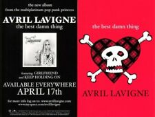 Avril Lavigne The Best Damn Thing CD album 2007 4x6 inch promo card picture