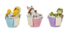 Ganz Spring Critters in Bubble Bath Tub Pick Chick Bunny Rabbit or Frog +Card picture