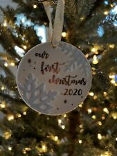 Lenox Our First Christmas 2020 Porcelain Ornament picture