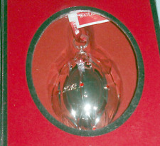 Waterford Lismore Bauble Ornament 2013 Silverplated & Bejeweled #159766 New picture