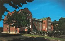 Postcard RI Providence College Campus Friars Stephen Hall Stone Wall Catholic picture
