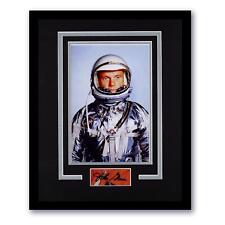 John Glenn AUTOGRAPH Signed NASA Mercury Astronaut Framed 11x14 Display B ACOA picture