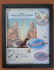 STS-4 Full Crew Signed Mission Cover Display with HARTSFIELD & MATTINGLY CERT picture