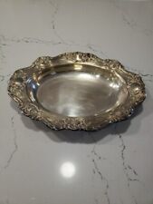 Towle E.P. 4080 Silverplated Oval Bread Serving Tray/ Bowl 13