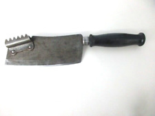 Vintage 1907 Patent date meat cleaver with attatched meat tenderizer picture