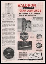 1955 John Waldron Corp. Gear Couplings New Brunswick New Jersey Vintage Print Ad picture