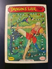 1983 Dragon's Lair Fleer RUB OFF GAME  CARD.,., picture