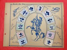1947 Western Stars Hollywood Stamps of the Stars & Studios Complete Set Rogers picture