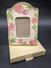 Franciscan Desert Rose Picture Frame Pink Flowers Ceramic picture