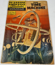 1956 July The Time Machine H. G. Wells  #133 Classic Illustrated picture