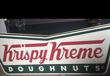 Krispy Kreme Advertising Double Sided Plastic Sign picture