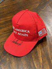 PRESIDENT DONALD TRUMP SIGNED AUTOGRAPHED HAT WITH COA KEEP AMERICA GREAT KAG picture