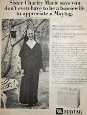 Vintage 1969 Print Ad, You Don't Have To Be A Housewife To Appreciate Maytag picture
