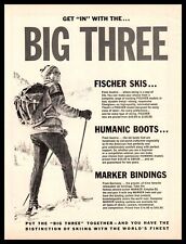 1967 Fischer Skis Humanic Boots Marker Bindings 