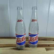 Lot of Two VTG Limited Edition 1940-50s Replica Old Pepsi Soda Bottles 12oz HTF picture