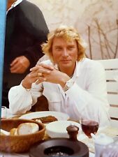 Big/Large Photography Analogue Johnny Hallyday 18 X 24 CM Superb 1970’ Size S picture