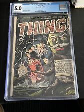 Thing #4 CGC 5.0 1952 Charlton Comics Pre Code Horror HTF RARE picture