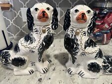 Pair Of Antique Staffordshire Dogs picture