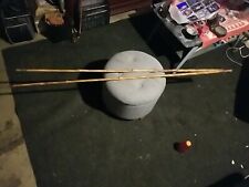  Vintage Hand Made Bamboo 2-Fly Fishing Rods 55