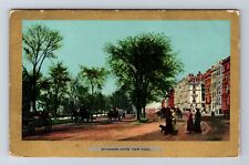 New York City NY, Scenic View Of Riverside Drive Vintage Souvenir Postcard picture