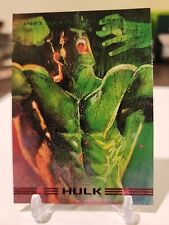 1993 Marvel Masterpieces Hulk #1 Base Comic Trading Card MCU Mint picture