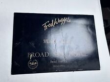 Fred Wolff's Broad Axe Hotel Vintage Restaurant Menu Ambler PA #2 picture