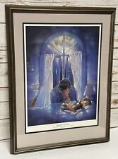 Ron DiCianni SPIRITUAL WARFARE Matted & Framed Prayer Father Son Prayer Art picture