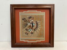Vintage “Whirling Yei” Authentic Navajo Sand Painting Signed James Begay picture