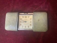 Vintage Movado Ermeto Chronometre Sterling Silver Traveling Watch (Circa 1930's) picture