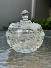 Vintage Westmoreland  Candy Dish  Frosted glass ,marked and signed . picture
