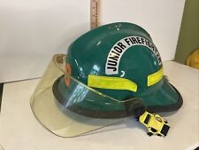 Cairns & Bros 660C Metro GREEN Firefighter Helmet w/ Face Shield picture