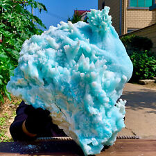 79.6 LB Natural blue texture stone crystal,Heteropolar of Chinese blue aragonite picture