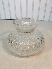Brooke Crescent  Glass Lamp Shade Quilted Diamond 5.5