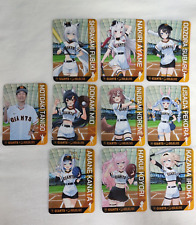 Hololive x GIANTS Baseball card all 10 types bundle picture