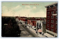 Bismarck North Dakota Postcard Main Street Exterior Building Road c1918 Vintage picture