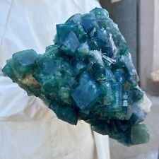 11LB Natural super beautiful green fluorite crystal mineral healing specimens picture
