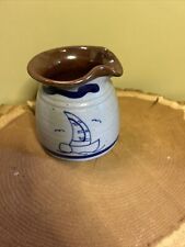 Vintage Contemporary Chateau Creamer Pitcher Beige With Boat picture