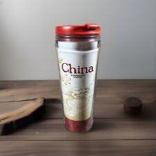 STARBUCKS Tumbler 2008 Global Icon Series 12oz China Red Dragon Insulated Cup picture