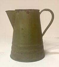 Vintage Agate Nickel Steel Ware Pitcher L&G Manufacturing Co. Farmhouse Cottage picture
