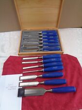 Marples Blue Chip Chisel Set for Woodworking 13 - Piece Used picture