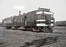 Photo:1939 C&NW 9906 Gas Electric Interurban Motor Car at the Yard Green Bay Wis picture