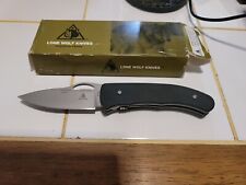 LONE WOLF KNIVES DOUBLE DUTY POCKET KNIFE S30V BLADE G10 SCALES DA EXC. COND.  picture
