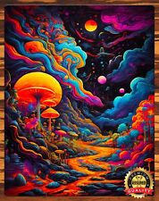 Psychedelic - Fantasy 3 - 1970s - Restored - Metal Sign 11 x 14 picture