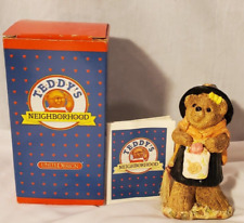 Teddy Bear Witch Trick or Treat Teddy's Neighborhood Halloween Figure 4'' Resin picture