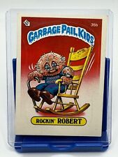 1985 Topps Garbage Pail Kids Card Series 1 OS1 Matte Back GPK Rockin' Robert 35b picture