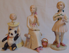 3 Cybis Porcelain Figures Goldilocks Panda Alice Heidi Nursery Rhymes Children picture