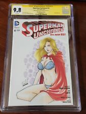 Superman Unchained #6 CGC 9.8 Ryan Kincaid Sexy Supergirl Original Art picture