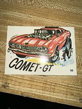 1970 Donruss Fiends and Machines #65 Comet GT picture