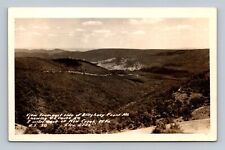 View from east Side of Alleghany front Mt. New Creek West Virginia RPPC Postcard picture