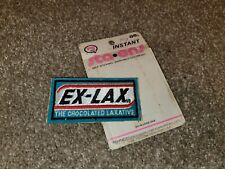 Vintage Ex-Lax Laxative Rare Patch Advertising Sign, Great Condition NOS picture